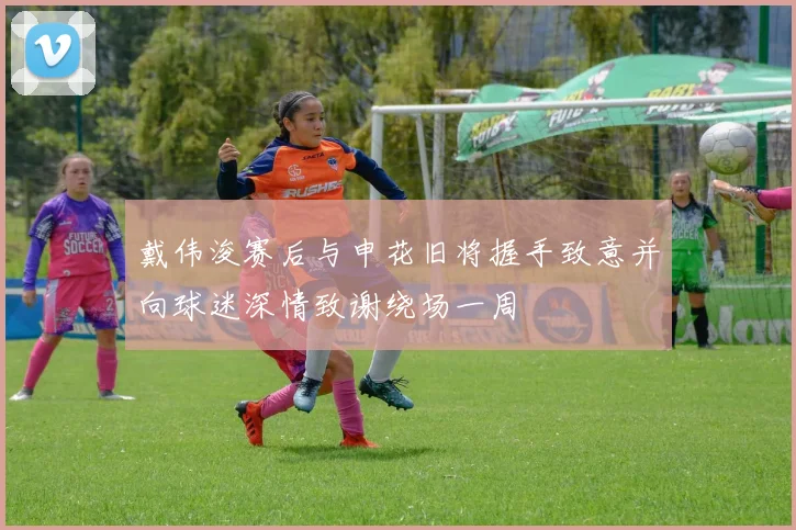 戴伟浚赛后与申花旧将握手致意并向球迷深情致谢绕场一周